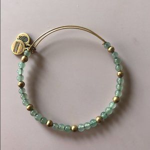Alex and Ani Mint Beaded Bracelet